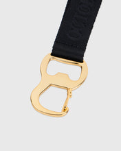 Load image into Gallery viewer, DEBOSSED NYLON LANYARD - BLACK
